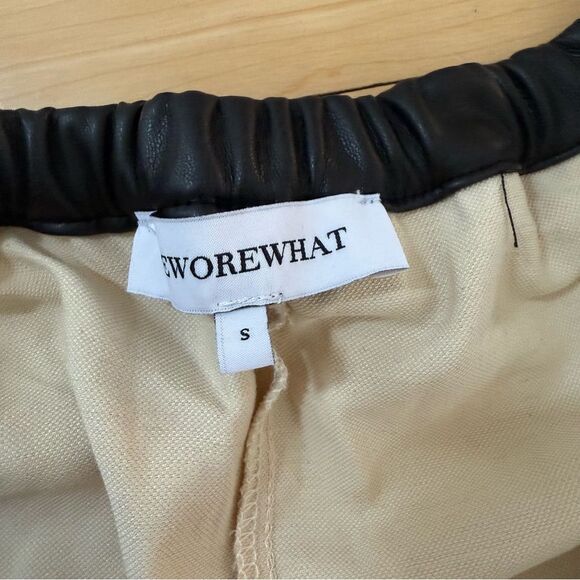 WeWoreWhat Bow Maxi Skirt in Wood Ash & Black S NWOT - Picture 10 of 12